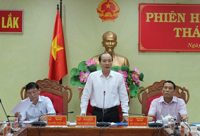 UBND tỉnh tổ chức Phiên họp thường kỳ tháng 8/2019